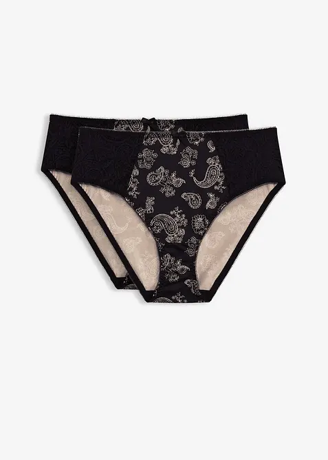 Maxitrosa med fin spets (2-pack), bonprix