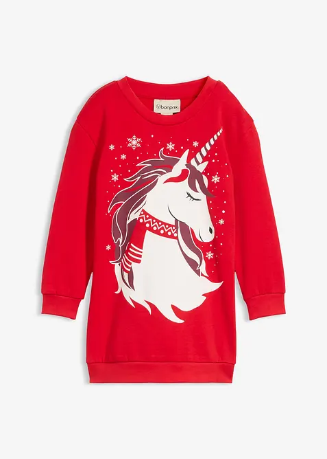 Trikåklänning i bomull, bonprix