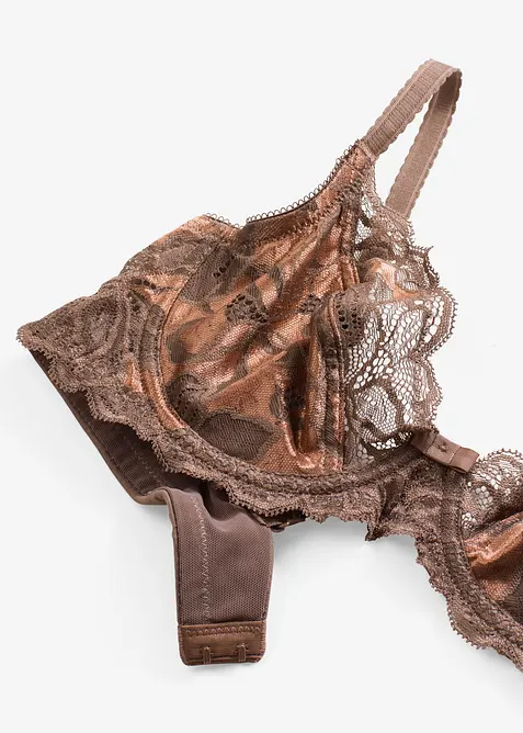 Bygel-BH av tvåfärgad spets, bonprix