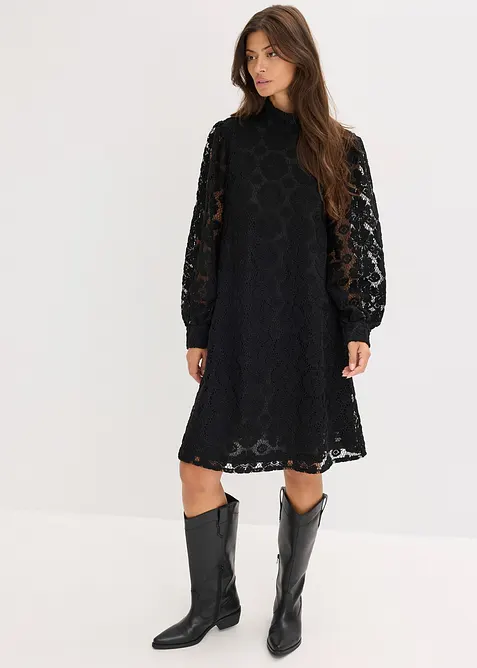 Miniklänning i spets, bonprix