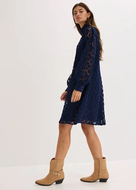 Miniklänning i spets, bonprix