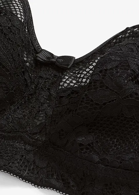 Avlastande BH utan bygel, med vadderade axelband, bonprix