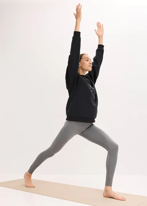 Fodrad funktionssweatshirt i snabbtorkande material, bonprix