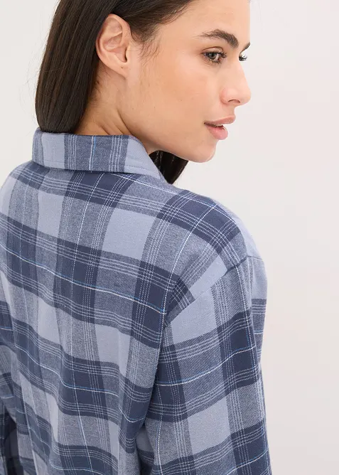 Pyjamas i vävd flanell, bonprix