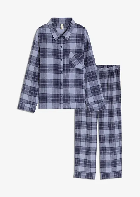 Pyjamas i vävd flanell, bonprix