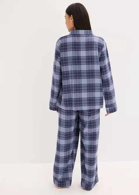 Pyjamas i vävd flanell, bonprix