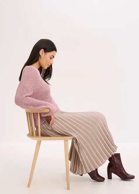 Cardigan med glittergarn i oversizemodell, bonprix