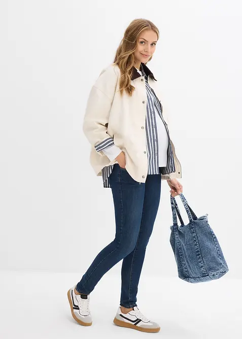 Mammajeans med ekologisk bomull, Skinny, bonprix