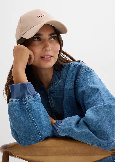 Blusjacka i denim, bonprix