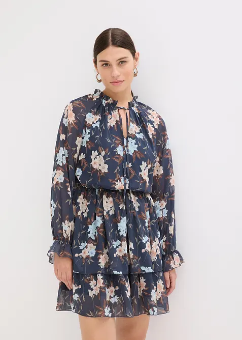 Chiffongklänning, bonprix