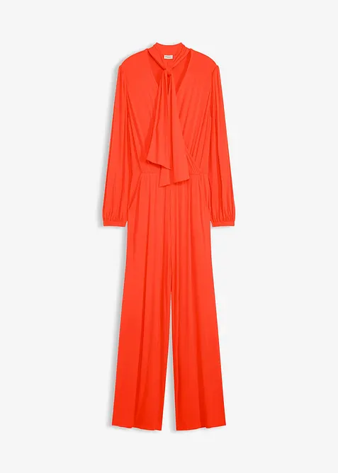 Jumpsuit i följsam viskosmix, bonprix