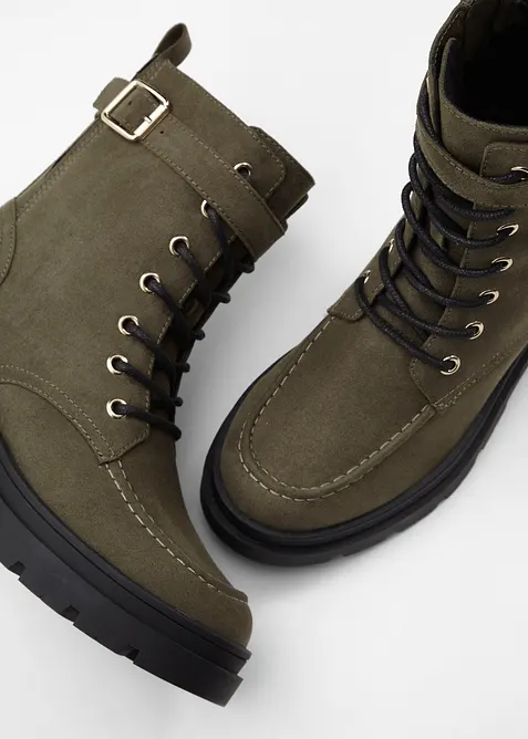 Snörkänga med spänne, bonprix