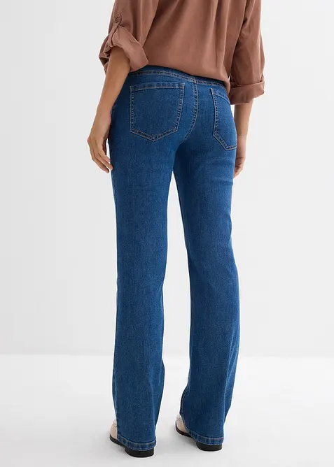 Mammajeans med ekologisk bomull och lätt utställda ben, bonprix