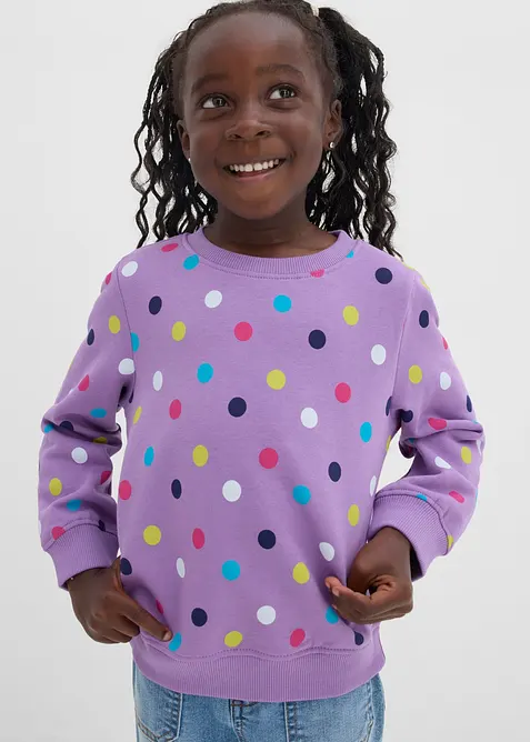 Sweatshirt av ekologisk bomull (2-pack), bonprix