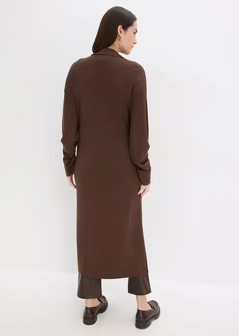 Stickad cardigan av mjuk viskosmix, bonprix