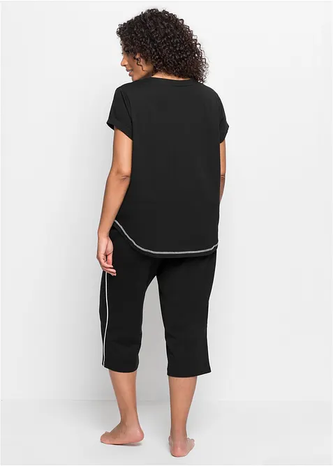 Capripyjamas av ekologisk bomull, bonprix