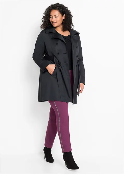 Trenchcoat med bomull, bonprix