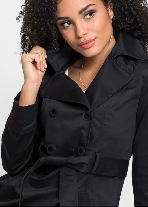 Trenchcoat av bomull, bonprix