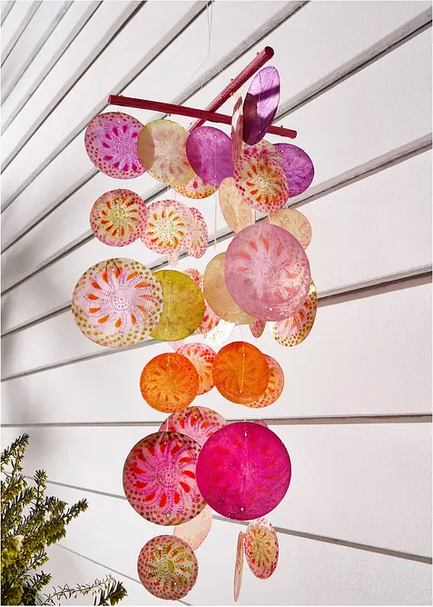 Vindspel med sn&auml;ckskal, Boltze Home Collections