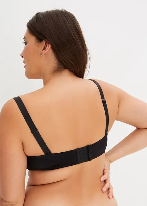 Axelbandslös BH med bygel och återvunnen polyamid, bonprix