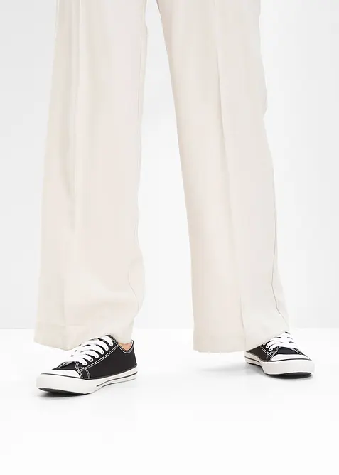 Sneakers av bomullskanvas, bonprix