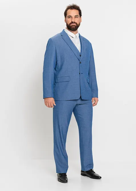 Kostym med väst (3 delar), Regular Fit, bonprix