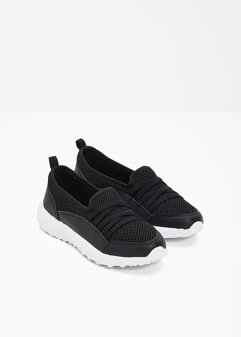 Bekväma slip-on-sneakers med lätt sula, bonprix