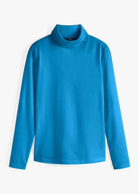 Långärmad tröja med polokrage, bonprix