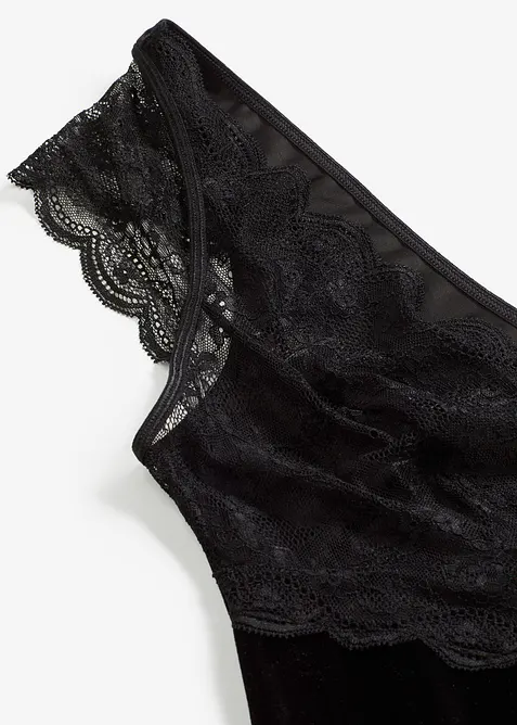 Sammetsklänning, bonprix