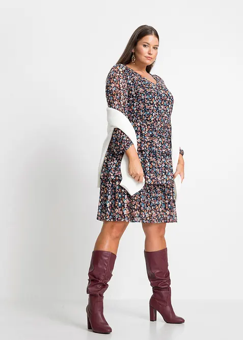 Minikl&auml;nning i mesh, bonprix