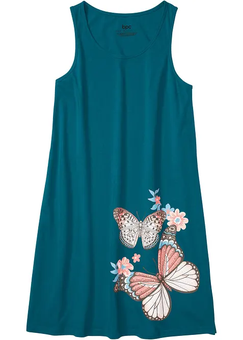 Kort nattlinne av ren bomull, bonprix