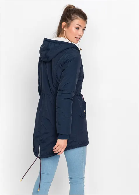 Parkas med teddyfoder, bonprix