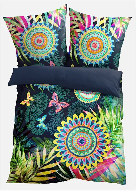 V&auml;ndbart b&auml;ddset i linon, bonprix