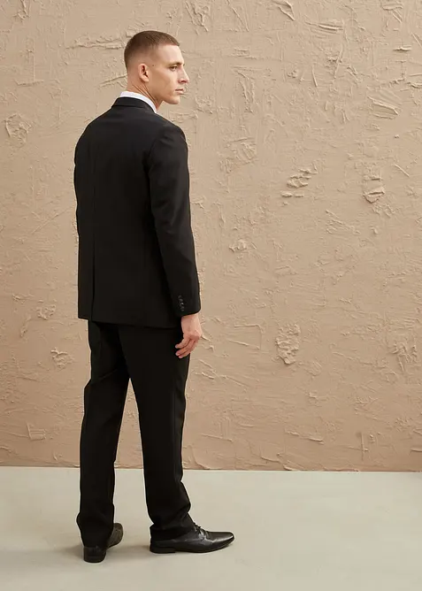 Kostym med skjorta och slips (4 delar), Regular Fit, bonprix