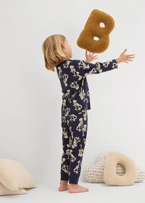 Pyjamas av mjuk bomull (4 delar), bonprix
