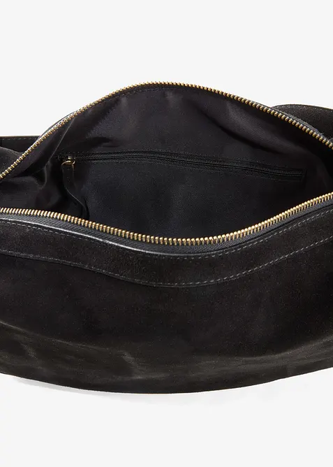 Handväska i skinn, bonprix