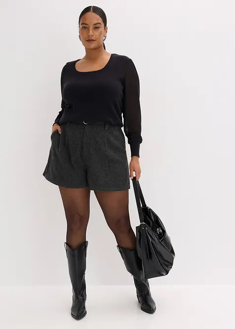 Tröja i mjuk viskosmix, bonprix