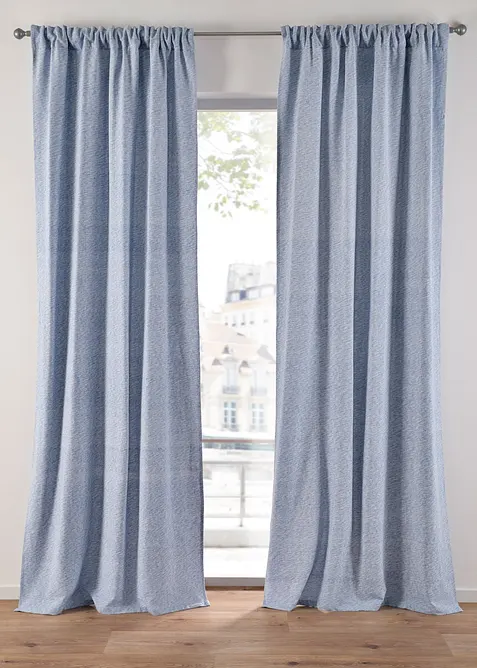 Gardinlängd i ekologisk bomull (1-pack), bonprix