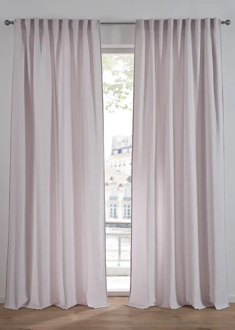Gardinlängd med krinklade effekter (1 styck), bonprix