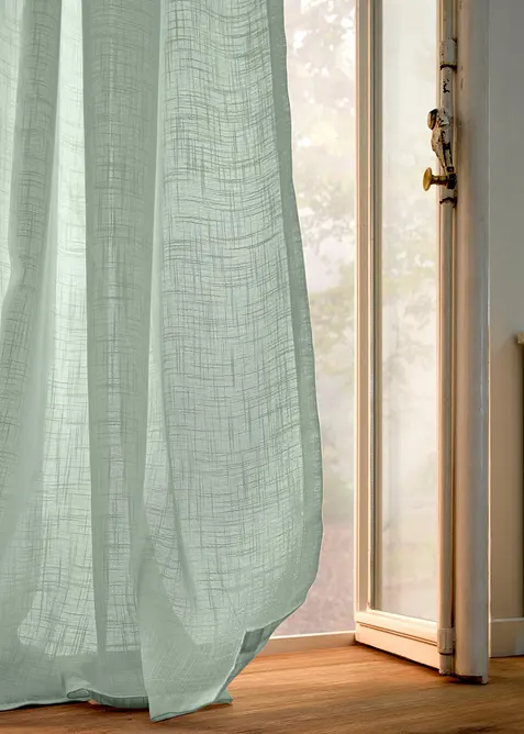 Gardin med struktur (2-pack), bonprix