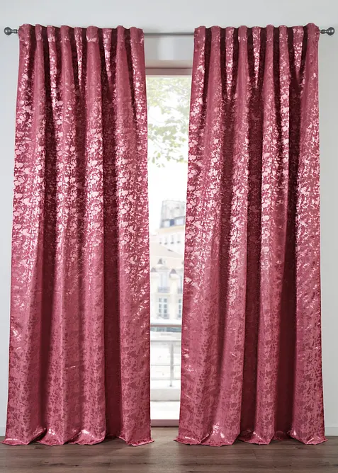 Gardinlängd i jacquard (1-pack), bonprix