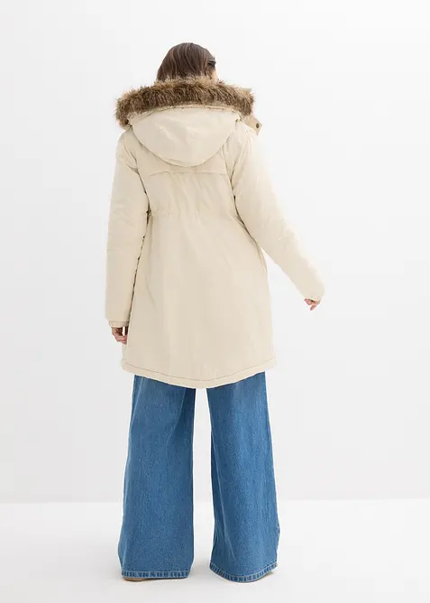 Mammaparkas med babyficka, bonprix