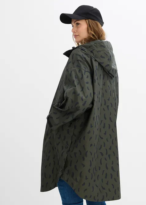 Mammaregncape med babyficka och påse, bonprix