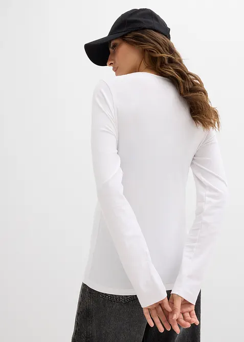 Mamma-/amningstopp i ekologisk bomull (2-pack), bonprix