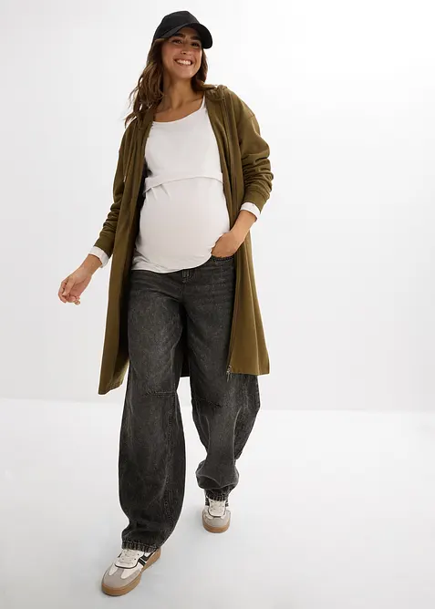 Mamma-/amningstopp i ekologisk bomull (2-pack), bonprix