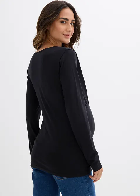 Mamma-/amningstopp i ekologisk bomull (2-pack), bonprix