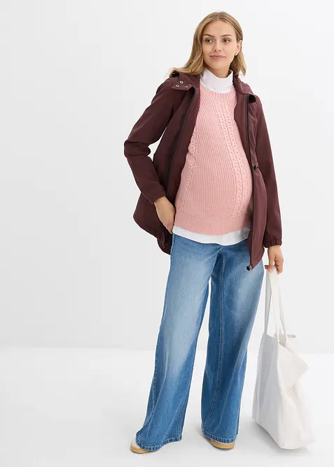 Mammajacka i softshell, justerbar vidd, bonprix