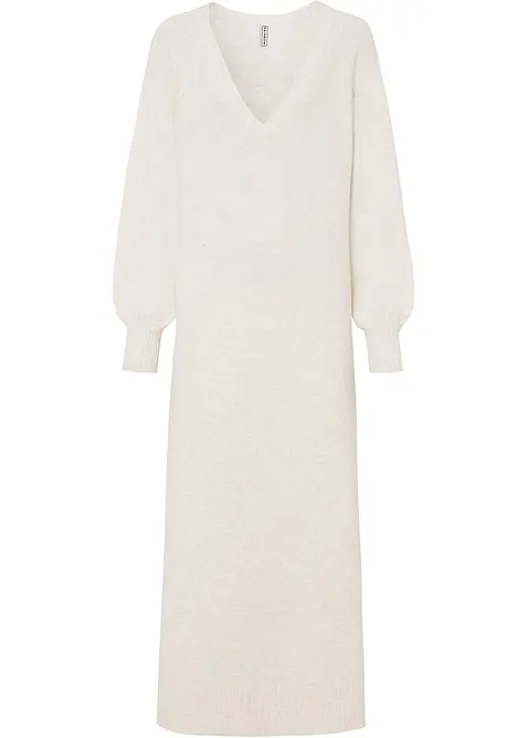 Stickad oversizeklänning, bonprix