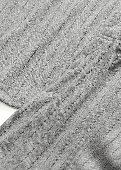 Pyjamas i mjuk pointellejersey, bonprix