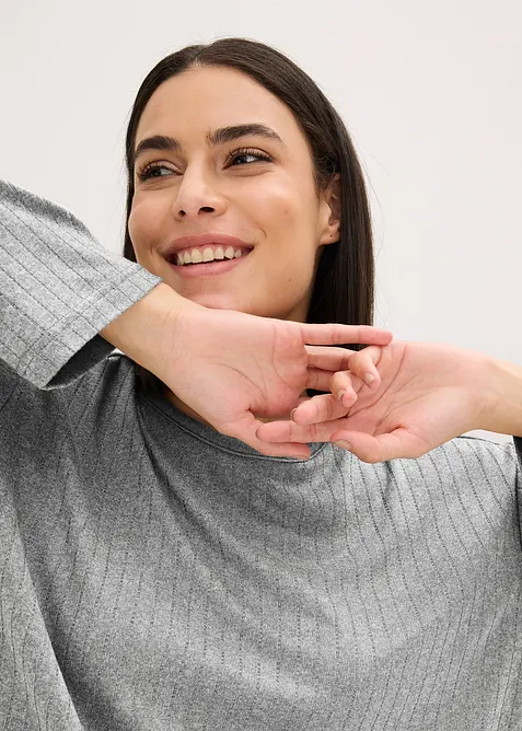 Pyjamas i mjuk pointellejersey, bonprix